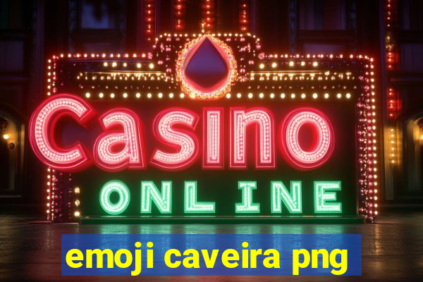 emoji caveira png